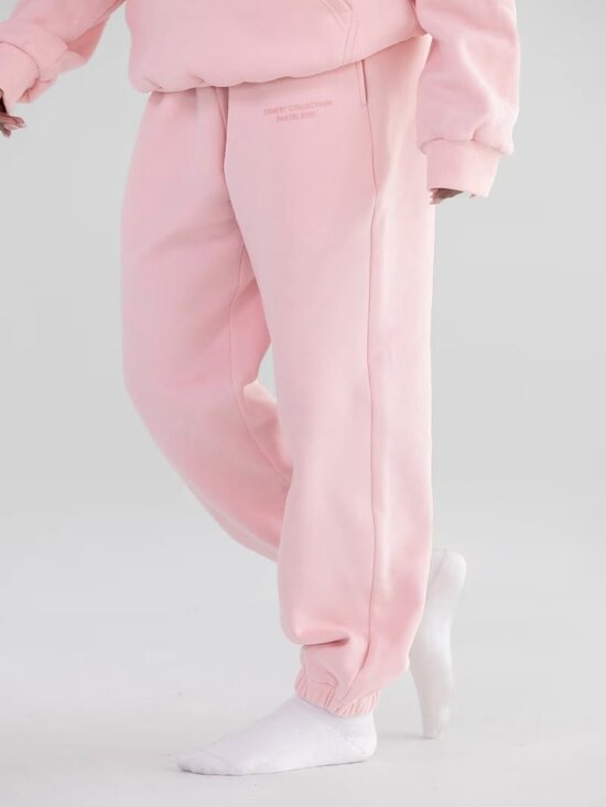 Comfrt Pants - SOLD---Comfrt Pastel Sweatpants in Bubblegum Pink Oversized Unisex Size XS NWT